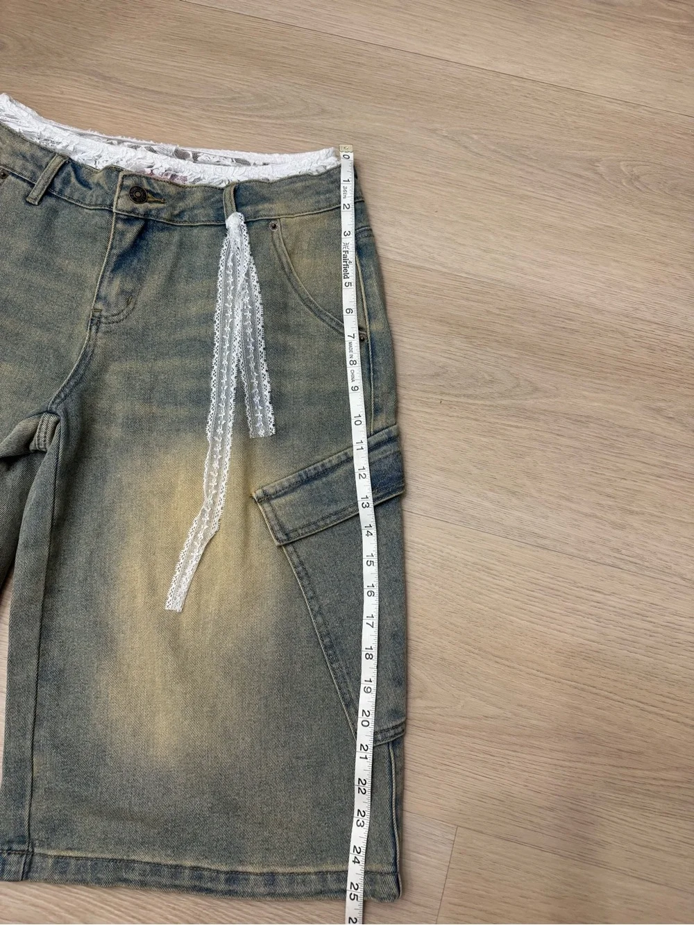Edikted denim cargo